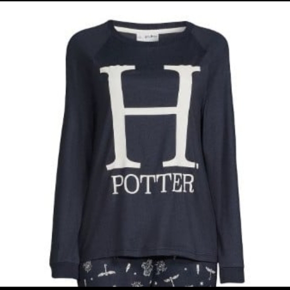 NWOT Harry Potter long sleeve Women's Pajama top size XS - Picture 1 of 6